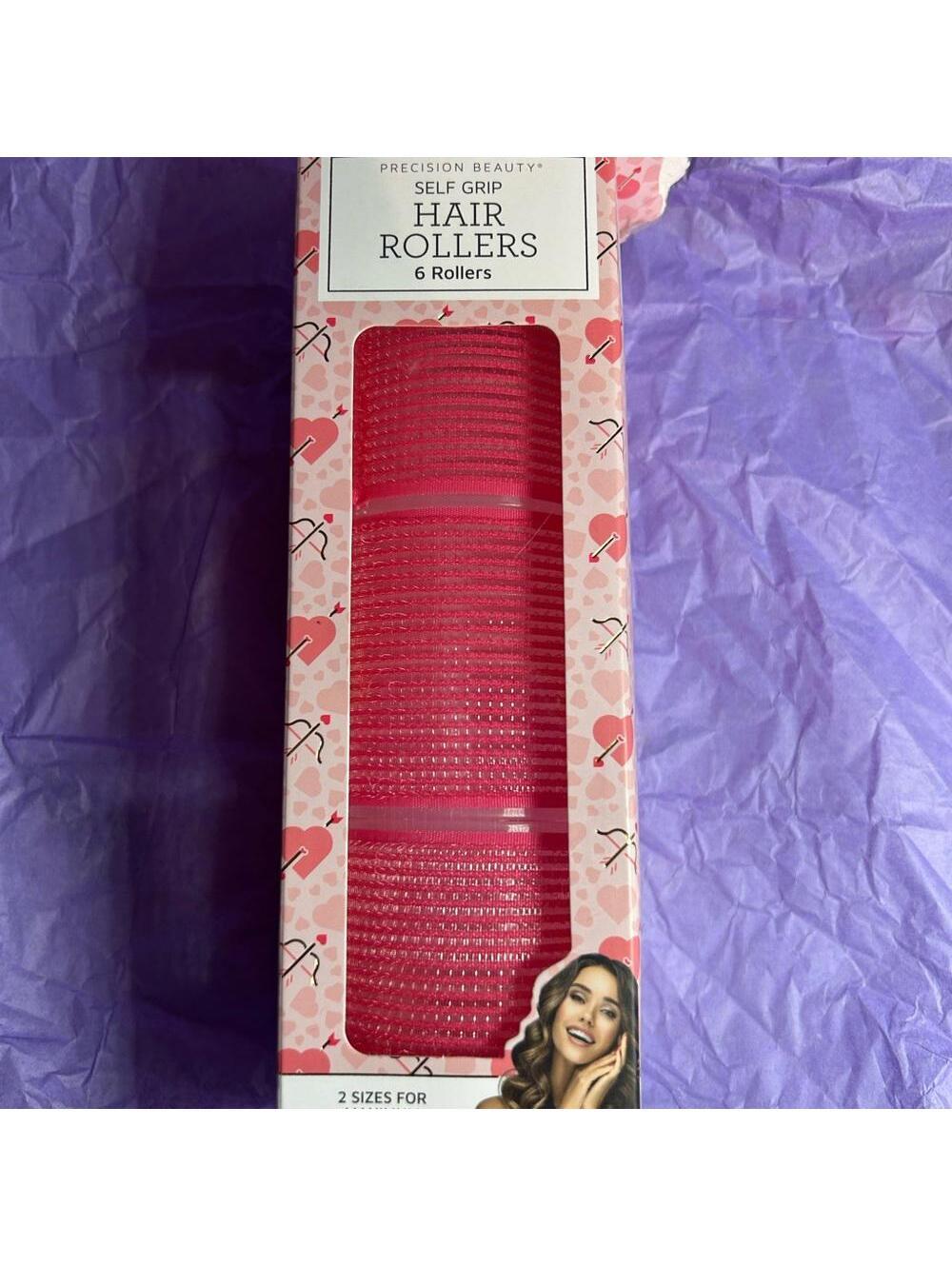 Precision Beauty Self Grip Hair Rollers Pink